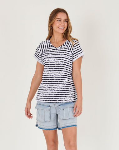 Slouch Tee Navy