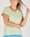Slouch Tee Lime Green