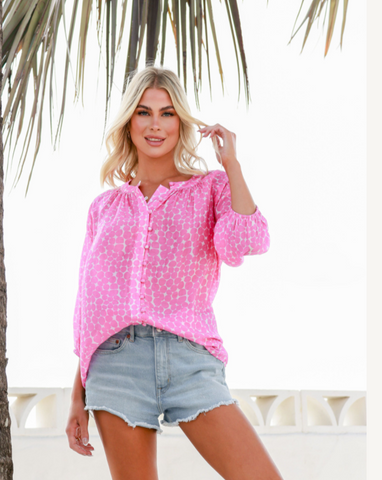 Coco Pleated Shirt